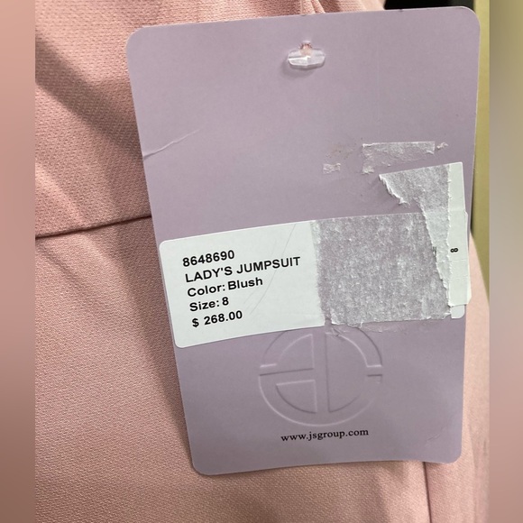 NWT JS Collections womens Sylvia Twist Jumpsuit Size 8 - Picture 8 of 12